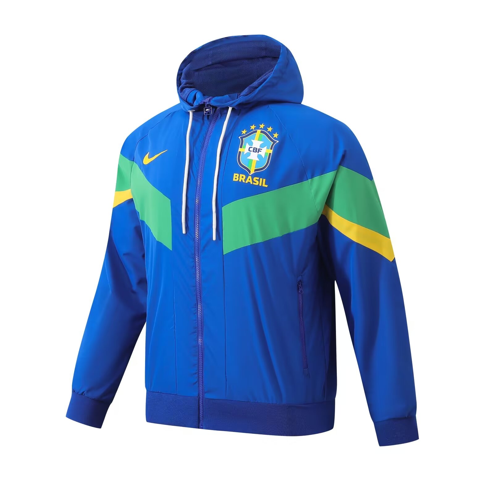 Veste coupe-vent toutes saisons Brésil bleue 2024