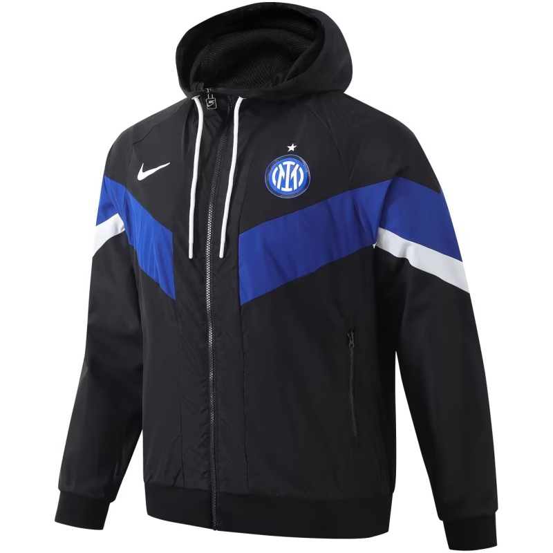 Veste coupe-vent toutes saisons Inter Milan noire 2024/25