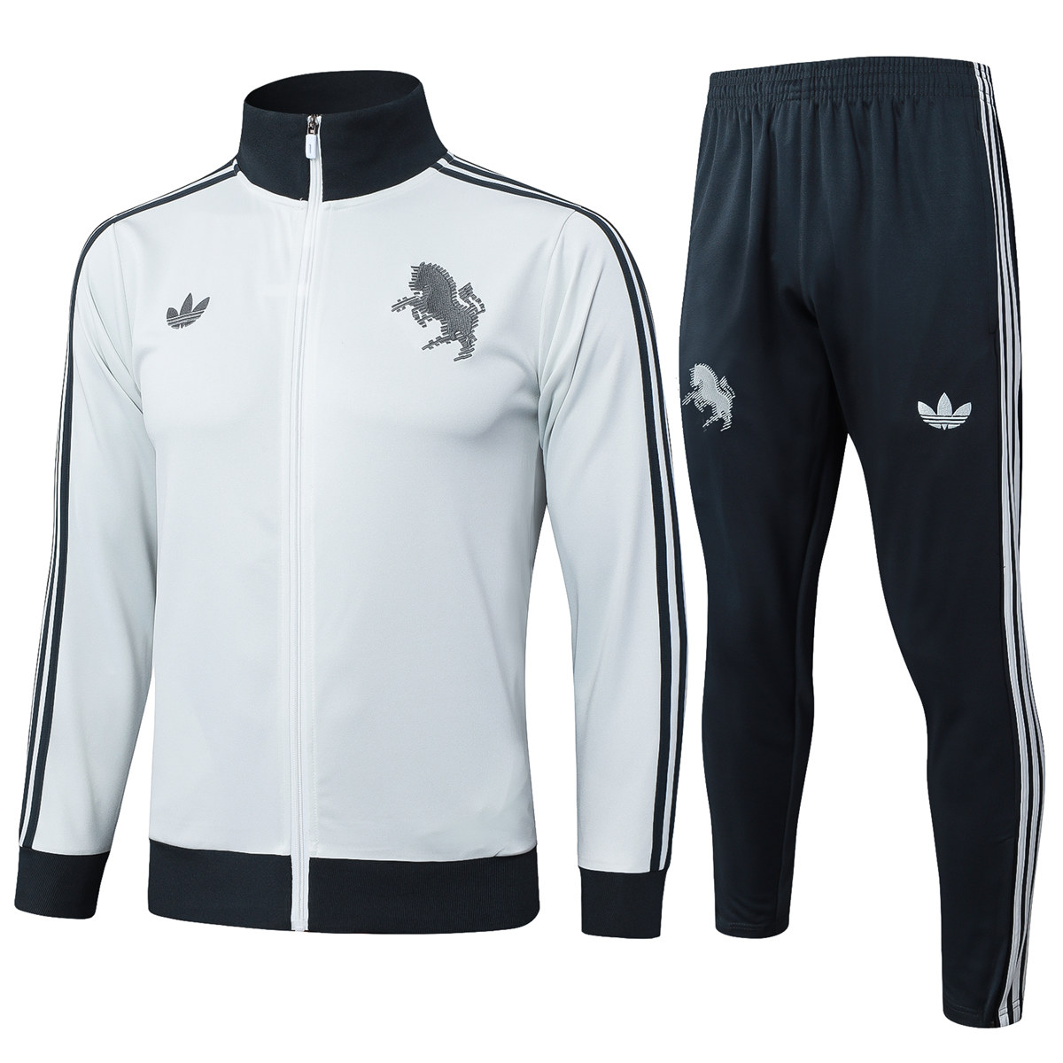 Veste et Pantalon d’Entraînement Juventus Gris Clair 2024/25