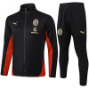Veste + Pantalon d’Entraînement AC Milan Noir 2024/25