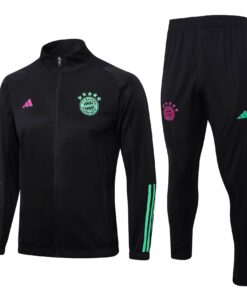 Veste + Pantalon d’Entraînement Bayern Munich Noir 2023/24