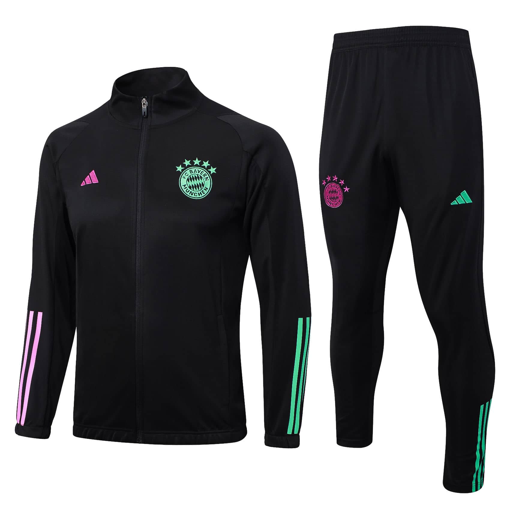 Veste + Pantalon d’Entraînement Bayern Munich Noir 2023/24
