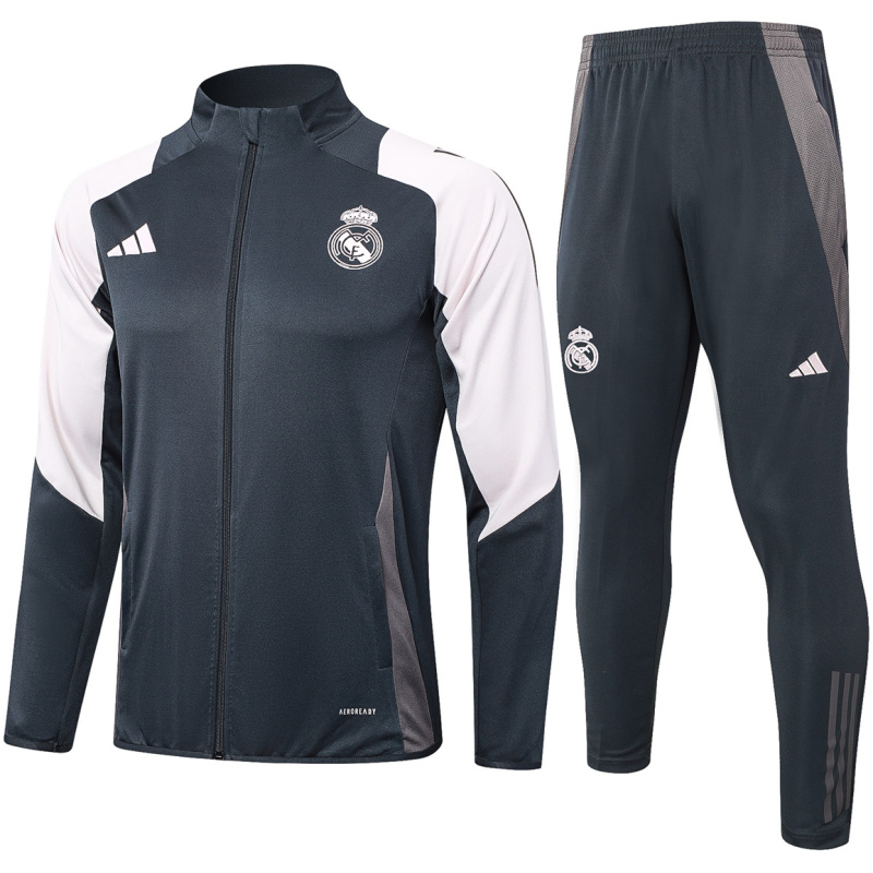 Veste + Pantalon d’Entraînement du Real Madrid Gris 2024/25