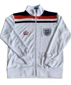 Veste rétro Angleterre blanche 1980