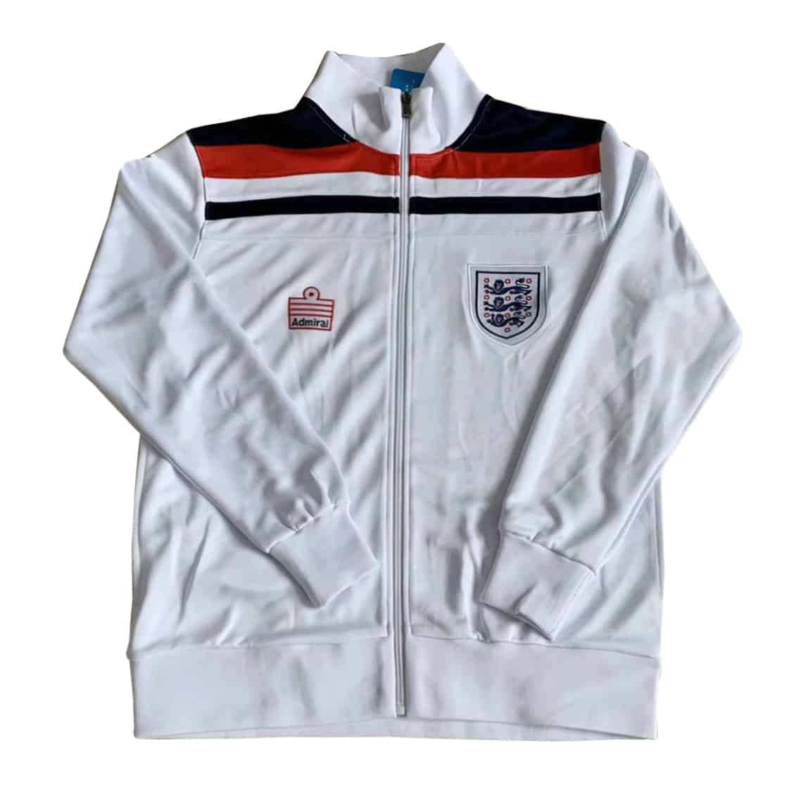 Veste rétro Angleterre blanche 1980