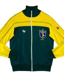 Veste Rétro Brésil Jaune – Verte 1982-1985