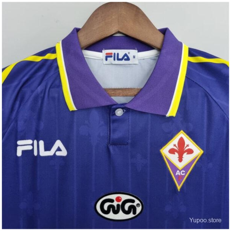 Maillot domicile rétro de la Fiorentina 97/98