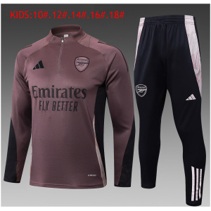 Survêtement d’entraînement Arsenal Enfant Gris Violet 2024/25