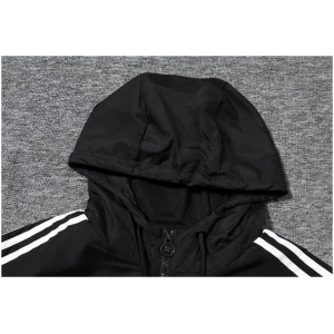 Veste coupe-vent toutes saisons Juventus pour homme noire 2025/26