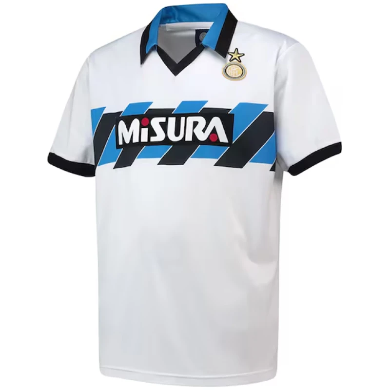 Maillot extérieur rétro de l’Inter Milan 1990/91 hommes