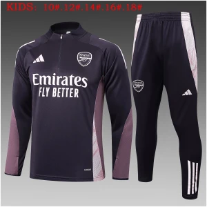 Ensemble d’Entraînement Enfants Arsenal Violet Marron 2024/25
