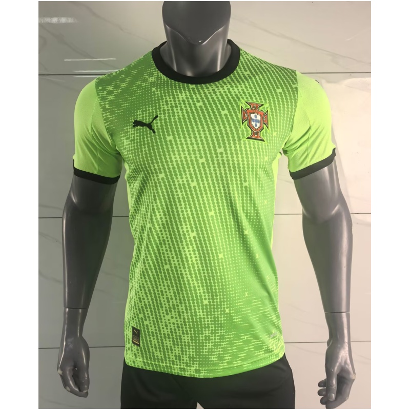 Maillot Vert de Gardien de But du Portugal pour Hommes 2025