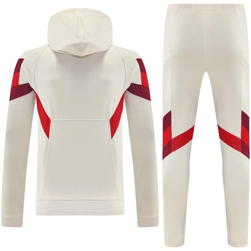 Sweat à capuche et pantalon de survêtement d’entraînement pour hommes Bayern Munich Beige 2025/26