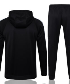 Sweat à Capuche + Pantalon d’Entraînement pour Hommes Real Madrid Noir 2024/25