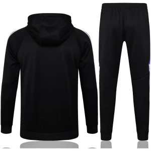 Sweat à Capuche + Pantalon d’Entraînement pour Hommes Real Madrid Noir 2024/25