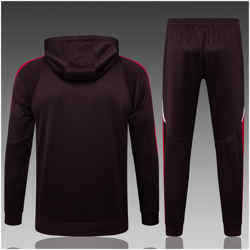 Sweat à capuche et pantalon pour enfants Bayern Munich Costume Marron 2024/25
