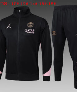Tenue d’entraînement enfants PSG x Jordan Veste + Pantalon Noir 2024/25
