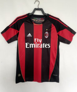 Maillot rétro domicile AC Milan 2010/11 pour homme