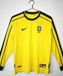 Maillot Brésil Rétro Domicile Manches longues 1998