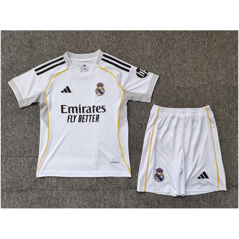 Maillot domicile enfant Real Madrid 2025/26