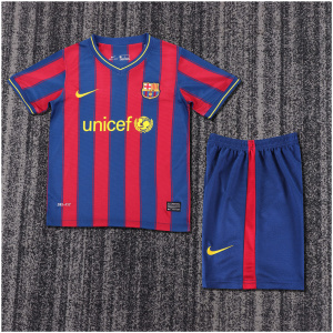 Maillot domicile enfant rétro Barcelone 2009/10
