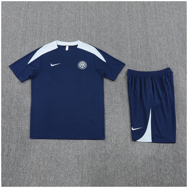 Ensemble d’entraînement court pour enfants Inter Milan bleu marine 2025/26