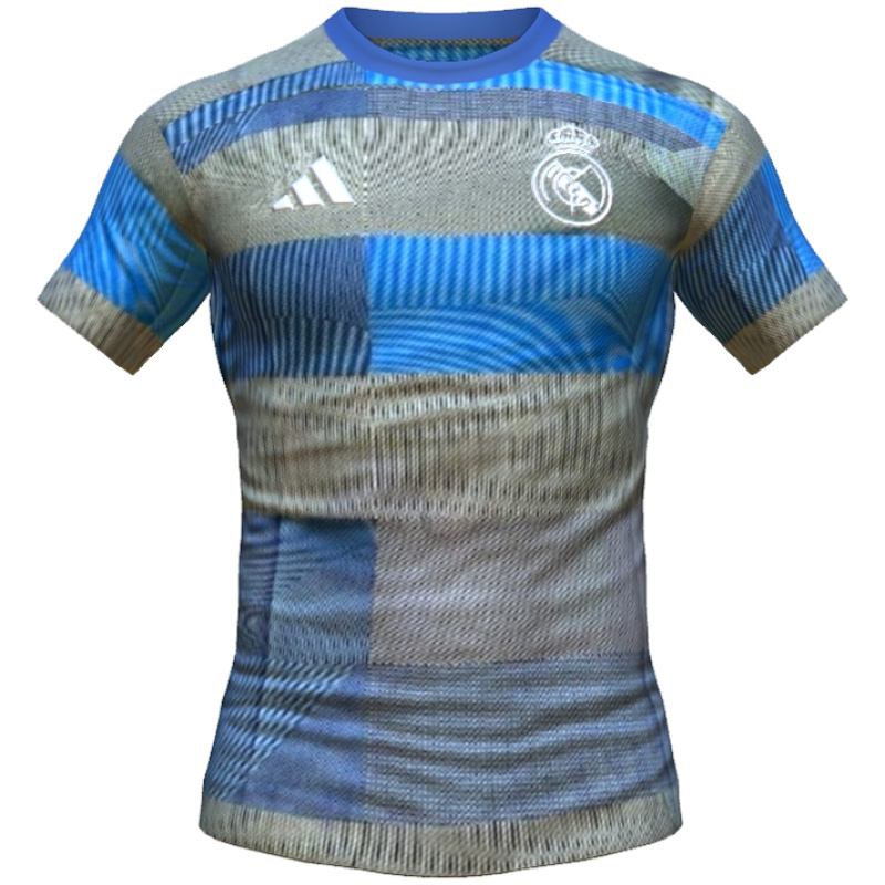 Maillot d’entraînement court bleu pour homme Real Madrid 2025/26