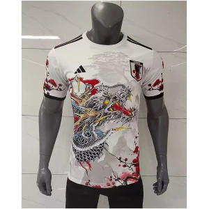 Maillot Édition Spéciale Japon Homme Dragon Blanc 2025