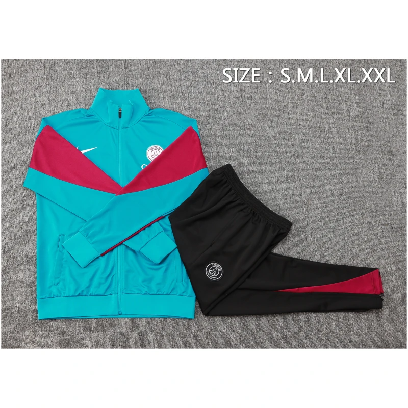 Veste + Pantalon Entraînement Enfant PSG Bleu Lac 2024/25