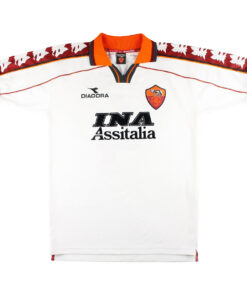 Maillot extérieur rétro de la Roma pour homme 1998/99