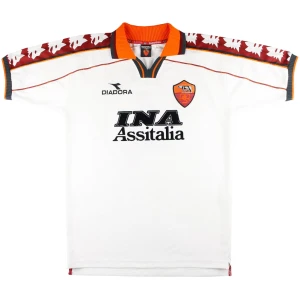Maillot extérieur rétro de la Roma pour homme 1998/99
