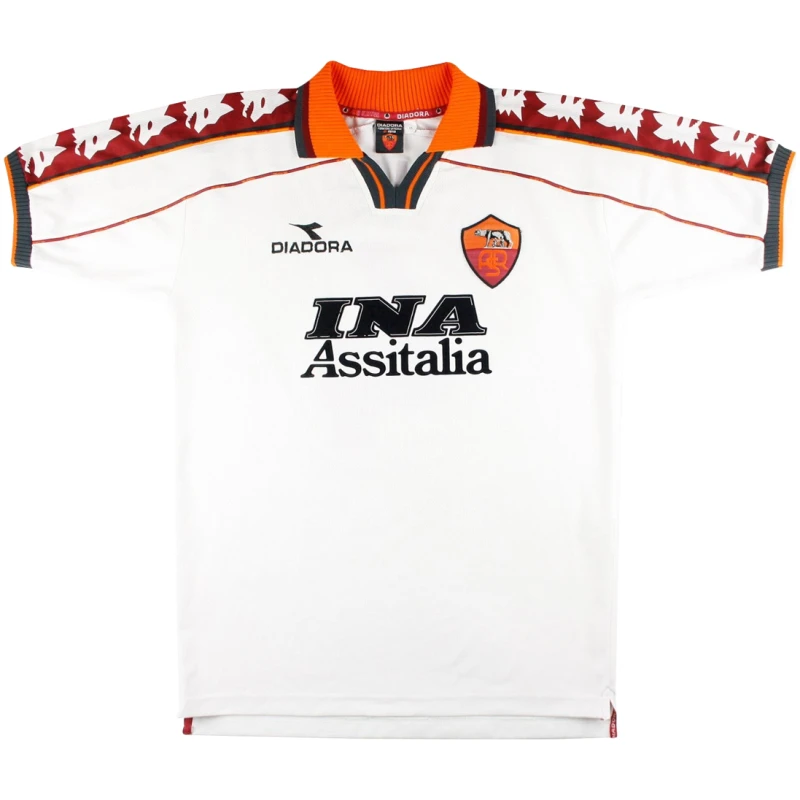 Maillot extérieur rétro de la Roma pour homme 1998/99