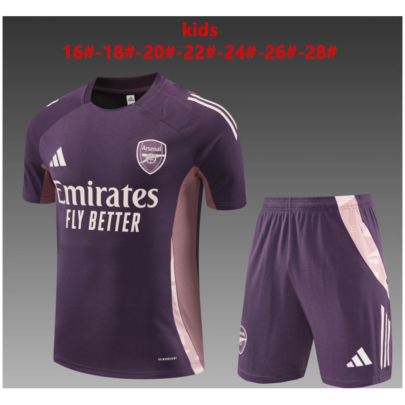 Survêtement Short d’entraînement Arsenal Enfants Violet 2024/25