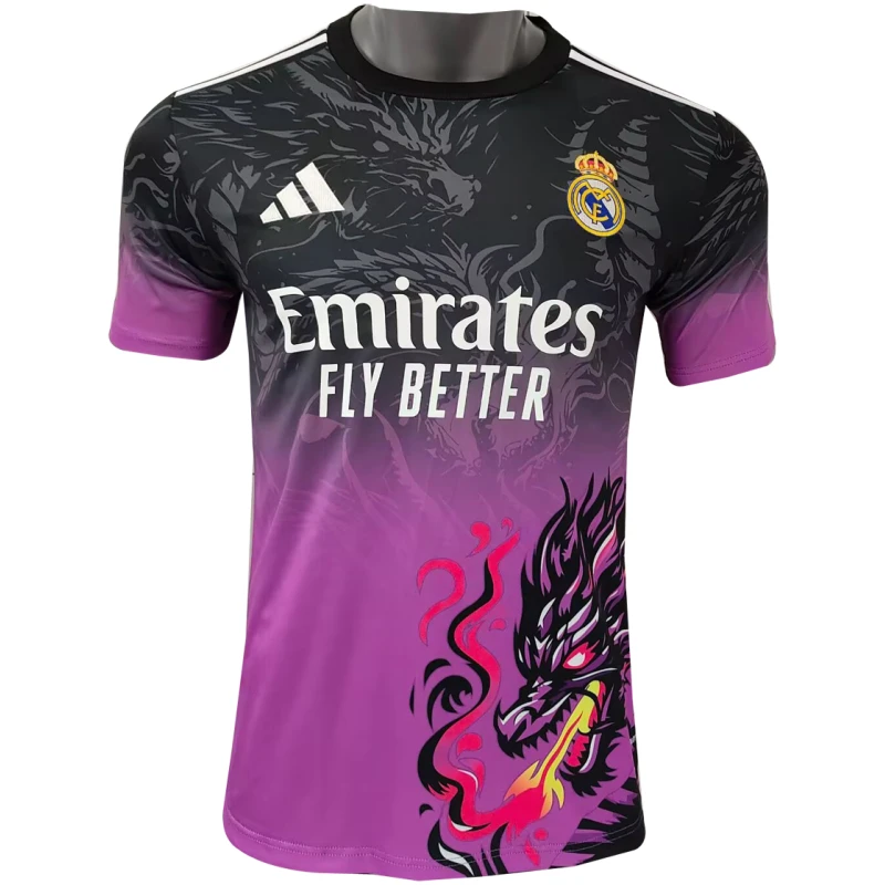 Maillot Édition Spéciale Homme Real Madrid Dragon Violet 2025/26