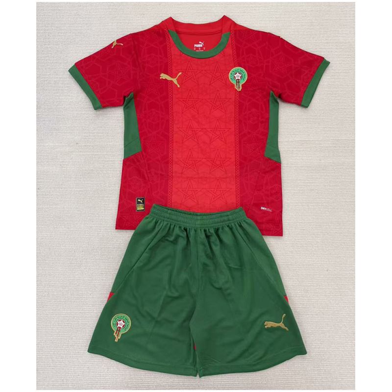 Maillot Domicile Enfants Maroc 2025