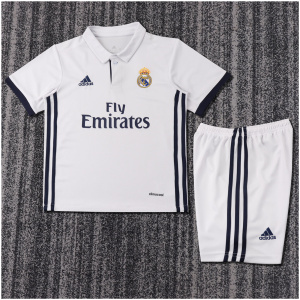 Maillot domicile rétro pour enfants du Real Madrid 2016/17