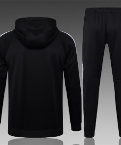 Ensemble de survêtement pour enfant Real Madrid Hoodie Sweatshirt + Pantalon Noir 2024/25