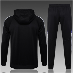 Ensemble de survêtement pour enfant Real Madrid Hoodie Sweatshirt + Pantalon Noir 2024/25