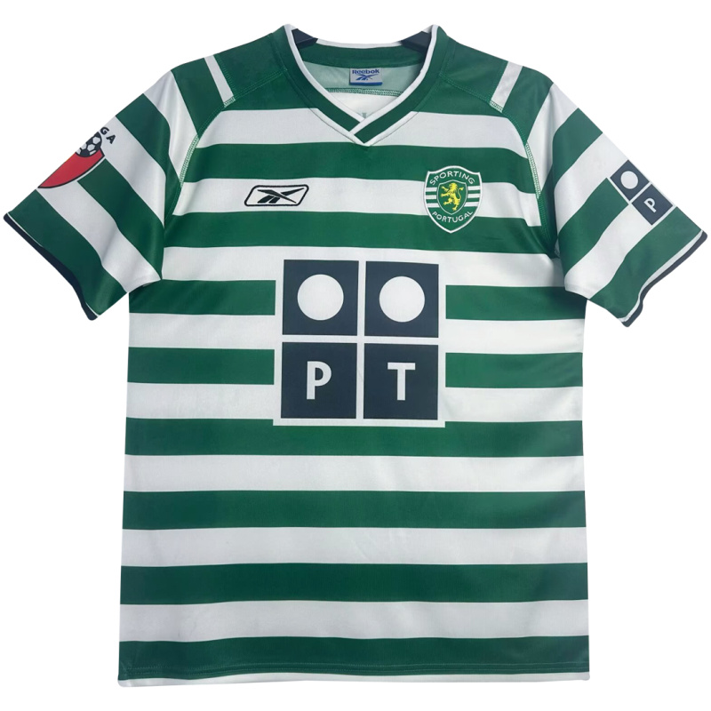 Maillot Rétro Domicile Sporting Portugal 2003/04