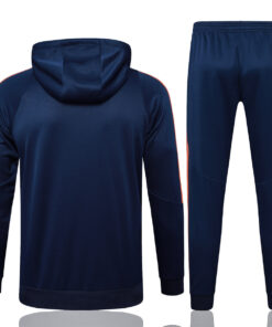 Sweat à capuche et pantalon de survêtement d’entraînement homme Manchester United Royal 2024/25