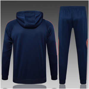 Ensemble Sweat à Capuche Manchester United Enfant + Pantalon Royal 2024/25