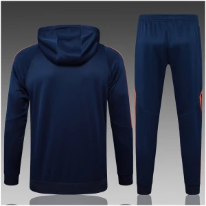 Ensemble Sweat à Capuche Manchester United Enfant + Pantalon Royal 2024/25