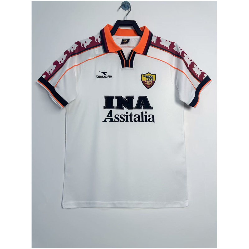 Maillot extérieur rétro de la Roma pour homme 1998/99