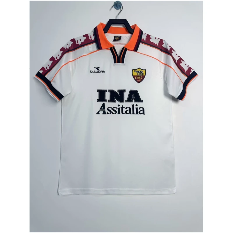 Maillot extérieur rétro de la Roma pour homme 1998/99