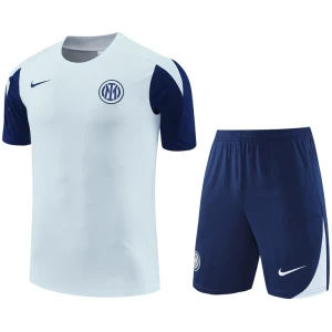 Ensemble d’entraînement court pour homme Inter Milan gris clair 2025/26