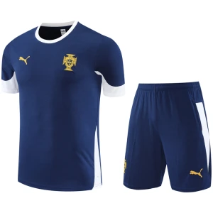 Ensemble d’entraînement court pour homme Portugal Royal 2025