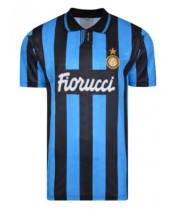 Maillot domicile rétro de l’Inter Milan pour hommes 1992/94