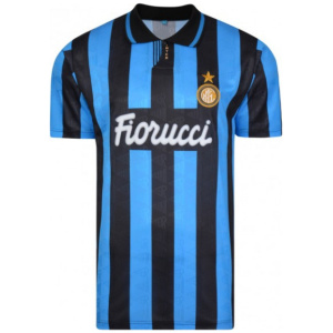Maillot domicile rétro de l’Inter Milan pour hommes 1992/94