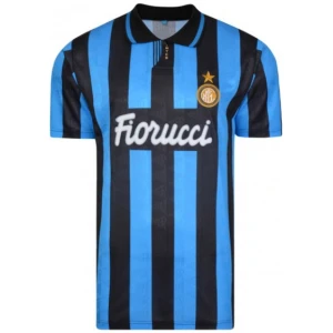 Maillot domicile rétro de l’Inter Milan pour hommes 1992/94