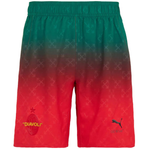 Shorts rouges Quatrième Homme AC Milan 2024/25